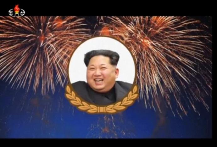 שידורי טלוויזיה בצפון קוריאה לאחר ניסוי הגרעין (צילום:  רויטרס)