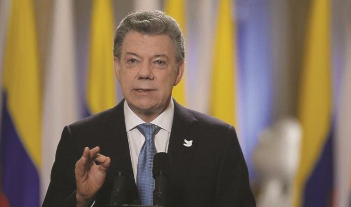נשיא קולומביה חואן מנואל סנטוס (צילום: רויטרס)