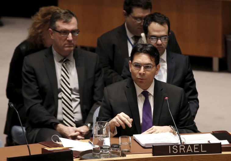 שגריר ישראל באו"ם דני דנון. צילום: רויטרס