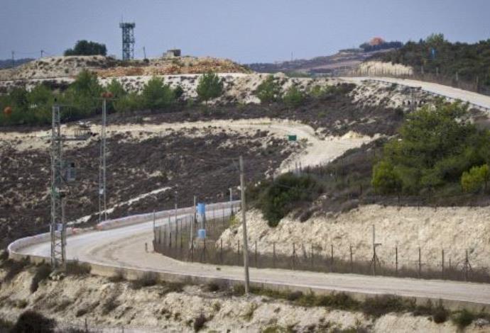 גבול לבנון ישראל (צילום:  פלאש 90)